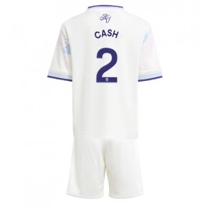 Aston Villa Matty Cash #2 Jalkapallovaatteet Lasten Kolmas peliasu 2025-26 Lyhythihainen (+ Lyhyet housut)